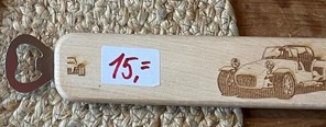 Houten Opener met Seven logo